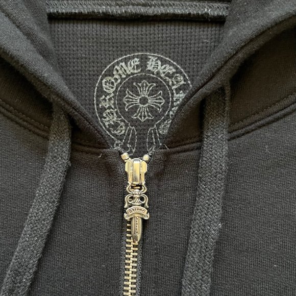 Chrome Hearts Designer 2-Sided Zip Up Hoodie Size XL NEW CONDITION - Picture 7 of 12
